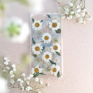 單菊者瀰 壓花手機殼  IPhone