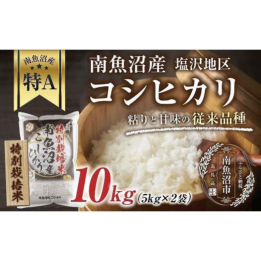 ふるさと納税 新潟県 南魚沼市 南魚沼産 コシヒカリ 5kg×2袋　計10kg いなほ新潟 農家のこだわり 新潟県 南魚沼市 塩沢地区 しおざわ お米 こ…