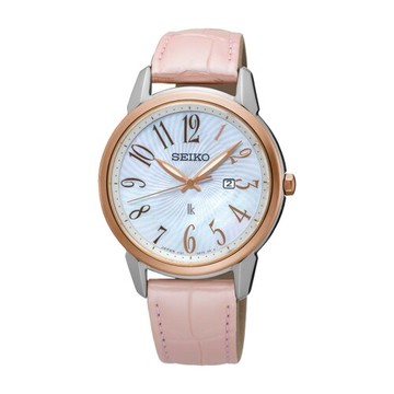 送禮首選★SEIKO LUKIA 太陽能優雅氣質女錶/V137-0CG0K(SUT300J1) SK005 附提袋【全館滿額折價★APP下單點數4倍送】線上購買享_實體門市同步服務