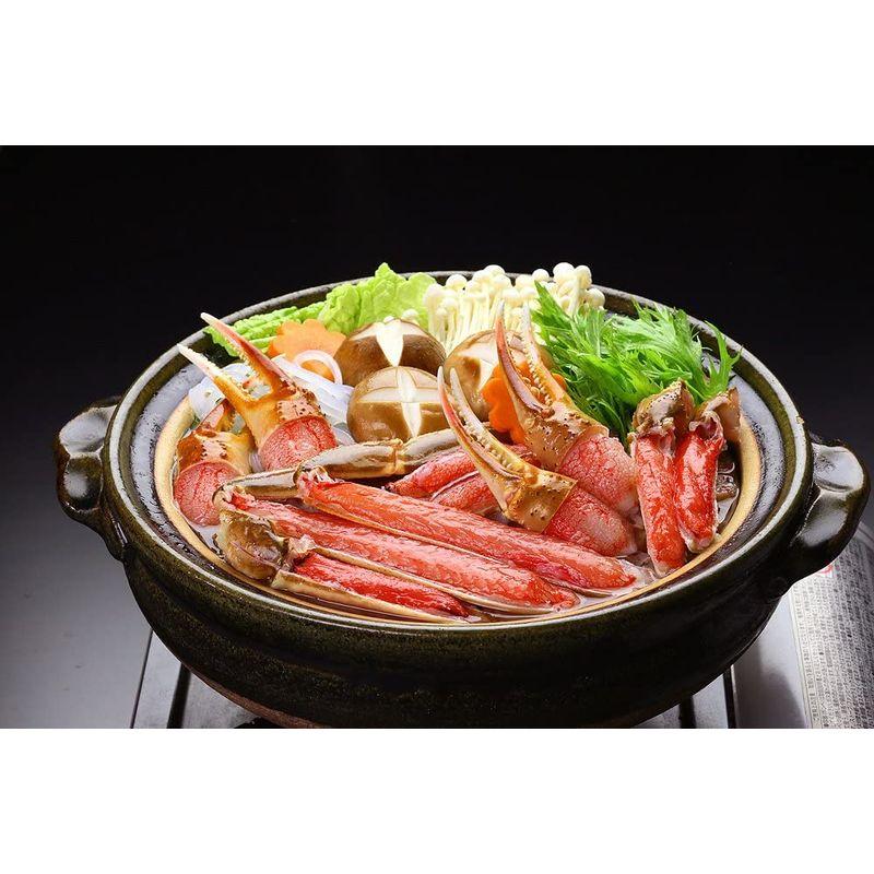 肩肉なし 超特大＆超極太サイズ 限定 カット 生 ズワイガニ 1kg（総重量1.3kg）約4人前 かに刺し カニ鍋 かにしゃぶ 焼き蟹 用