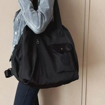 跨境新款大容量雙肩包女休閑旅行背包時尚百搭防水牛津布媽咪包包