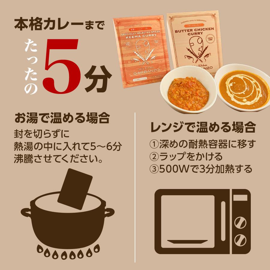 8個ギフトセット　バターチキン４個 キーマ４個　レトルト スパイス カレー ルー 甘口 中辛 辛口 大辛 ナン ごはん お取り寄せ 国産 本格