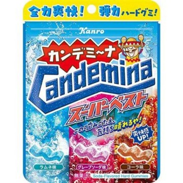 *貪吃熊* 日本 KANRO 卡羅 軟糖 綜合軟糖 碳酸飲料軟糖 CANDEMINA 汽水軟糖 波浪軟糖