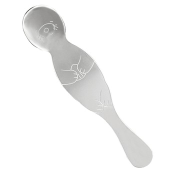 SALUS 佐藤金屬 動物系列 餐具  海獺匙 S  銀色  1支