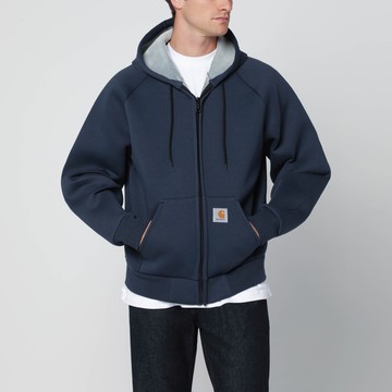 Car-Lux Hooded Jacket in Jupiter/Grey