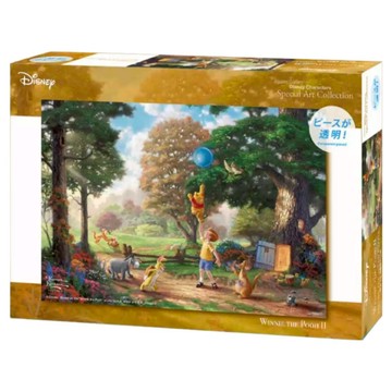 Tenyo 透明小片拼圖 DSG-500-649 38 x 25cm  1套  小熊維尼好朋友們 多色  500片