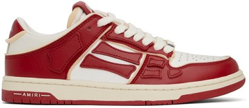 AMIRI 红色 & 白色 Collegiate Skel Top Low 运动鞋