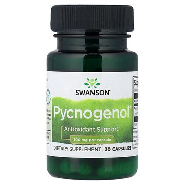 Swanson Vitamins, Pycnogenol®，100 毫克，30 粒膠囊