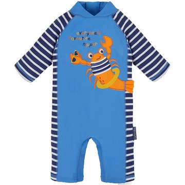 英國 JoJo Maman BeBe - 嬰幼兒/兒童連身式防曬泳裝-大龍蝦