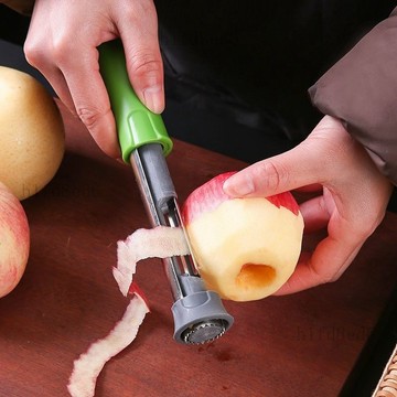 ❤️廚房 削皮器 削皮神器 削皮機 同款多功能削皮器不鏽鋼去核神器蘋果梨子水果器可伸縮取芯器❤️