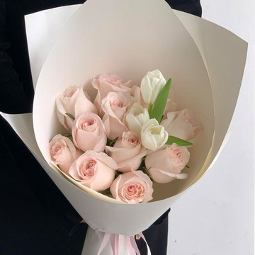 ❀【花中世界】❀七夕情人節禮物仿真玫瑰花束送女朋友閨蜜生日禮物浪漫高級花束