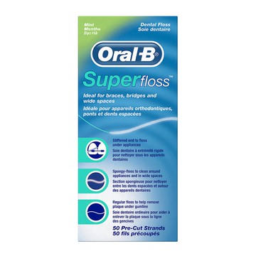 【蝦皮直營】Oral-B 歐樂B 三合一牙線 50入/盒 (長度共30公尺)
