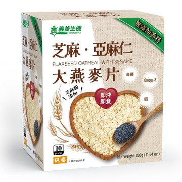 【義美生機】芝麻亞麻仁大燕麥 330g