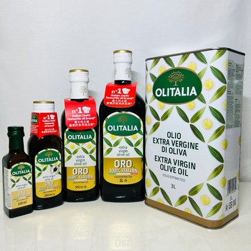 【億明食品】OLITALIA奧利塔 特級初榨橄欖油 250ml、500ml、1L、3L｜Extra Virgin等級