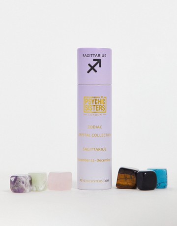 Psychic Sisters Zodiac Sagittarius Crystal Collection-No colour