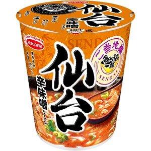 「12個」 仙台 辛味噌ラーメン 62g ×12個×1箱 エースコック 飲み干す一杯