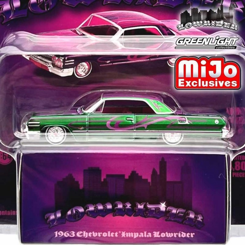 レア物 Green Machine GreenLight/グリーンライト Mijo 限定 Lowrider 1/64 ミニカー ローライダー インパラ  1963 Chevrolet Impala SS (グリーンマシーン) | LINEブランドカタログ