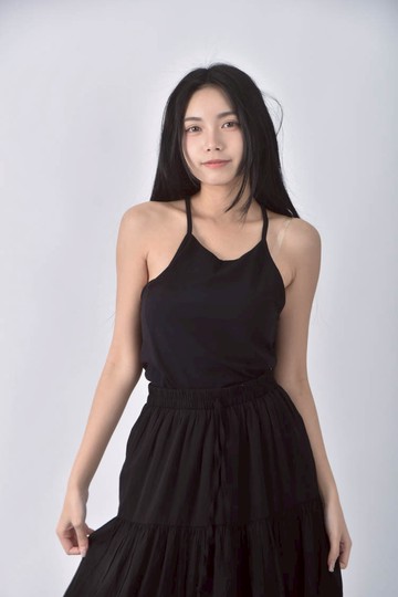 (S) 運動運動黑色上衣