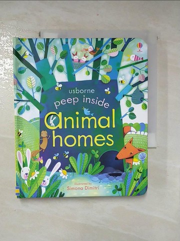 【書寶二手書T8／少年童書_ID1】Peep Inside Animal Homes_Anna Milbourne