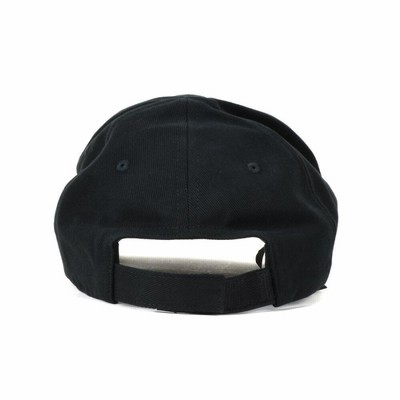 バレンシアガ ベースボールキャップ 帽子 ブラック GYM WEAR CAP