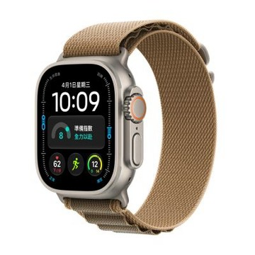Apple Watch Ultra 4 GPS + LTE 49mm 原色鈦金屬錶殼+沙漠色高山錶環