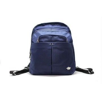 DRAKA 達卡 - 俐落雅致系列-多層次拉鍊後背包-藍