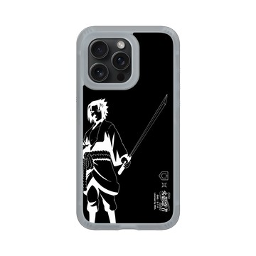 iPhone 15 Pro Max AirX 流變灰 - 火影忍者 Naruto - 黑白線稿-宇智波佐助