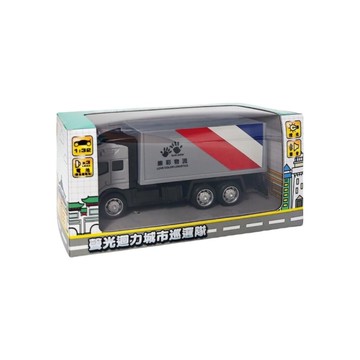 【聲光迴力車】物流運輸車(不帶電池)