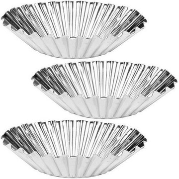 《EXCELSA》Fornotte貝殼水果塔模3入(9cm)