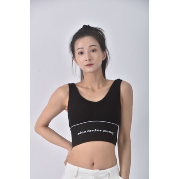 (S) 【安于晴Charlene私服】alexander Wang質感無袖黑色上衣二手衣