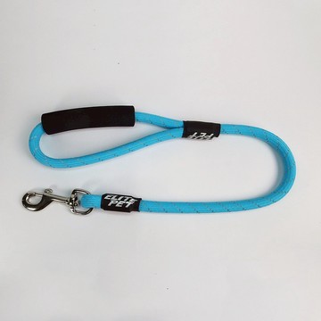 經典系列 寵物反光運動短牽繩 60CM 藍