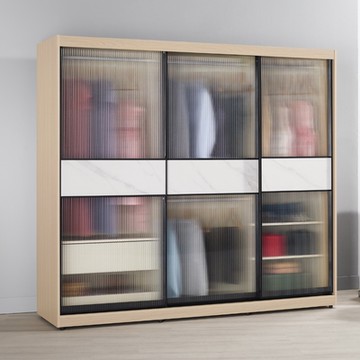 MUNA家居  艾維斯7尺鋁框推門衣櫥/多種組合  211X60X196.5cm