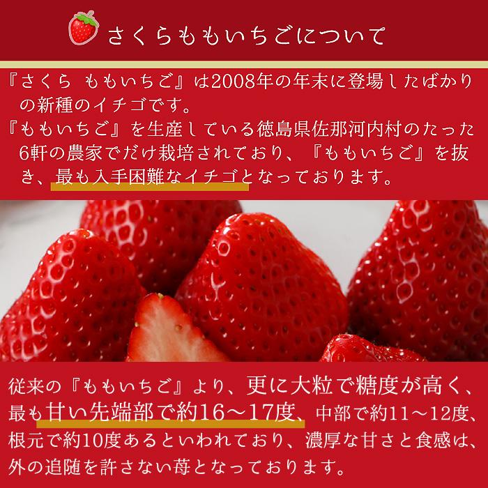 徳島産 さくらももいちご 20粒 約700g 化粧箱入