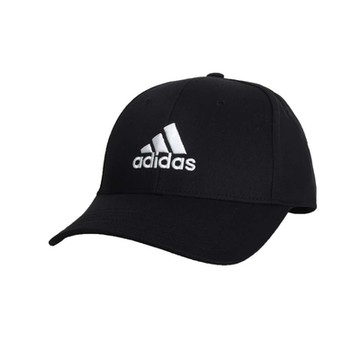 ADIDAS 運動帽-防曬 遮陽 運動 帽子 純棉 愛迪達 II3513 黑白