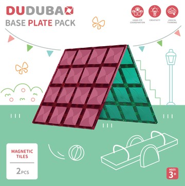 【DUDUBAO】五感繪本磁力片-大幫手（綠紅2片)