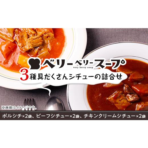 ふるさと納税 長野県 長野市 J0755〈ベリーベリースープ〉3種具だくさんシチューの詰合せ