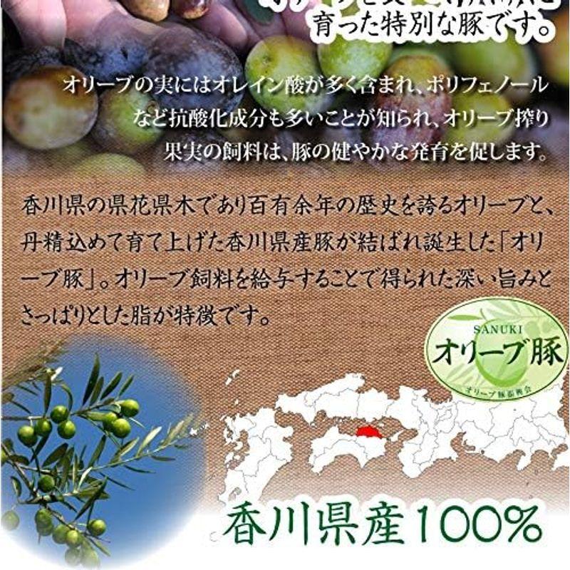 しゃぶまる オリーブ豚 バラスライス しゃぶしゃぶ用 1kg(500g×2)