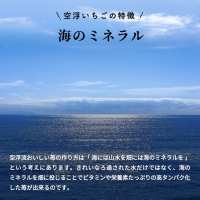 空浮いちご 8パック「北海道・沖縄・離島へのお届け不可」