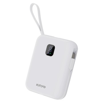 Kinyo 可拆式自帶線 快充行動電源  NKPB-4341  單一顏色