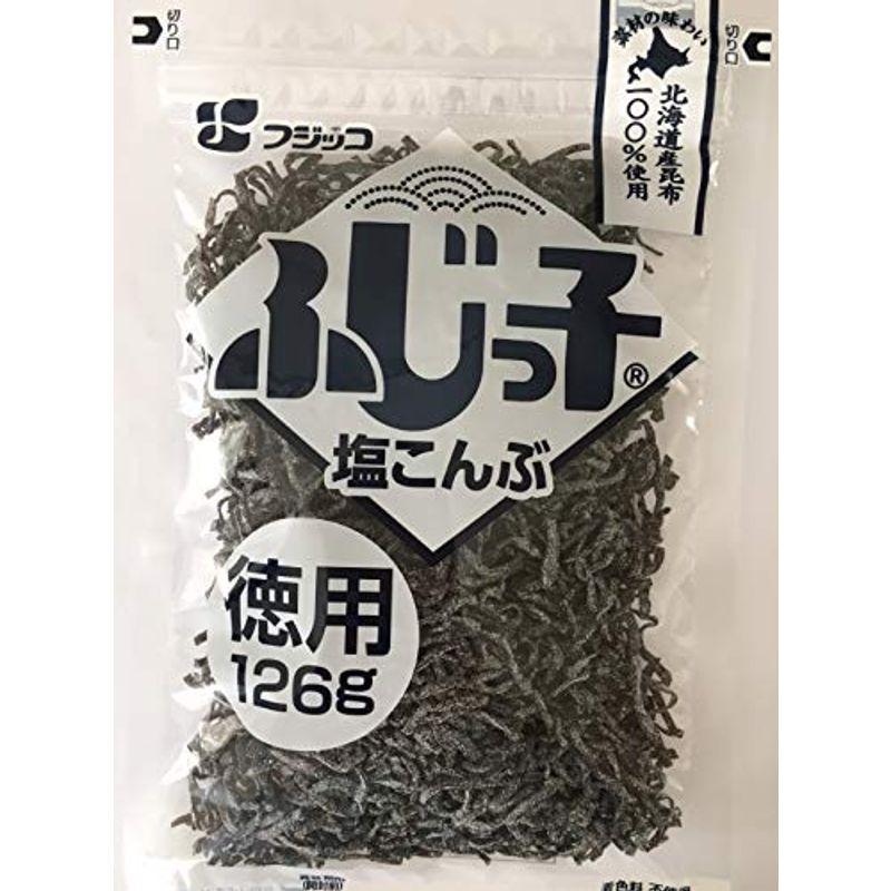 北海道産塩こんぶ 徳用 126g 北海道昆布100％使用 フジッコ - 海藻類