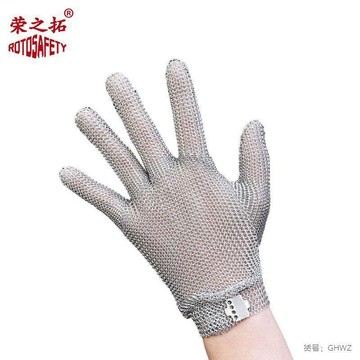 鋼環手套⭕可開統編  防割鋼環電剪手套電鋸屠宰316金屬鋸骨切割不鏽鋼殺魚鋼絲長款