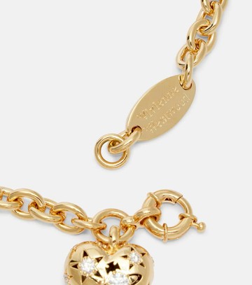 Vivienne Westwood Lee embellished gold-plated necklace