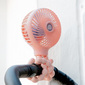 ecoomi八爪魚小風扇 嬰兒推車風扇 多角度夾座 靜音大風量 usb充電 台灣安全檢驗合格