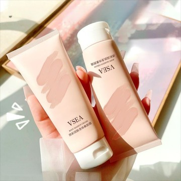 【限時下殺甜甜價】素顏霜 身體素顏霜 學生素顏霜 隔離霜 懶人霜 乳液 身體乳液 VSEA 煥彩潤膚身體素顏霜 山羊奶