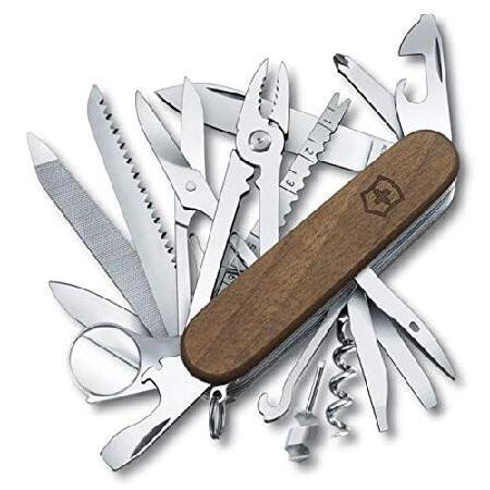 Victorinox 1.6791.63-X1 Swisschamp Hardwood 91mm 木製室内と屋外の生活のための究極のコンパニオン 3.6インチ