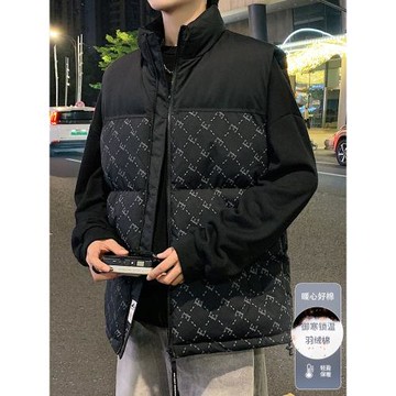 保暖棉馬甲背心男士秋冬季2025新款立領潮牌外穿加厚休閑坎肩外套