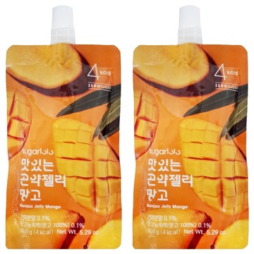 sugarlolo INTAKE 蒟蒻果凍飲 芒果風味 濃郁美味無負擔 享受甜蜜飽足感 小包裝設計 韓國原裝進口  150ml  2包