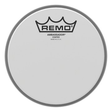 REMO Ambassador Coated 單層噴白鼓皮 18"