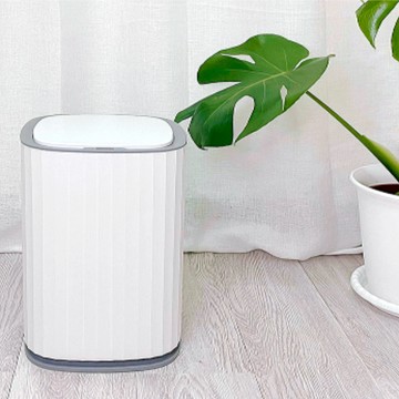 美國 ELPHECO 自動臭氧除臭 感應垃圾桶 白灰 ELPH5911