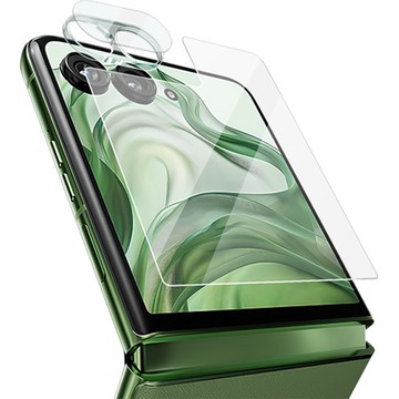 Imak｜Moto razr 50 Ultra 鏡頭玻璃貼(含玻璃外螢幕貼) 奈米吸附 鏡頭貼 鏡頭保護貼 鏡頭膜